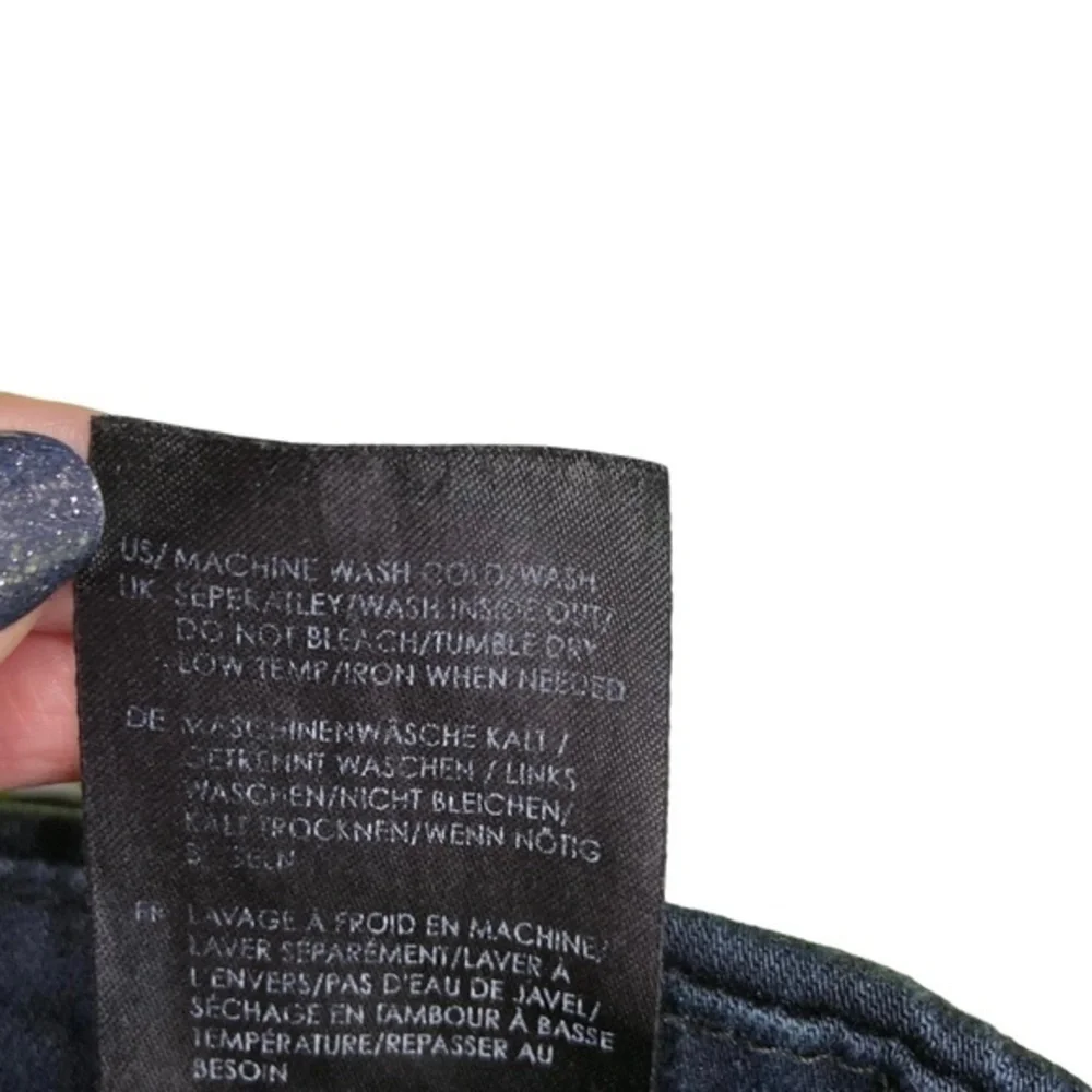 Liverpool Jeans Company Sienna Dark Blue‎ Black Wash Pull-On Legging Sz 6